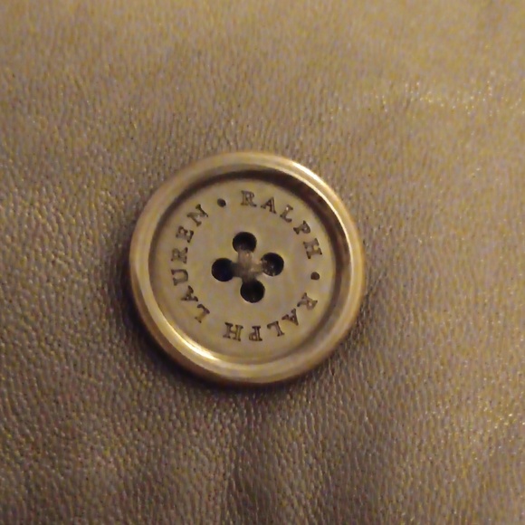 Polo Ralph Lauren Lambskin Leather Pea Coat size Large - Picture 5 of 5